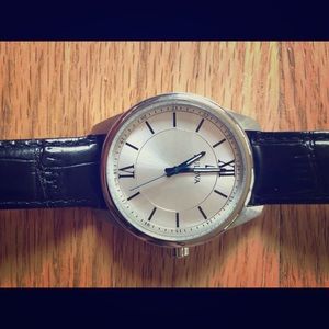 Men's Bulova Watch with Genuine Leather Band